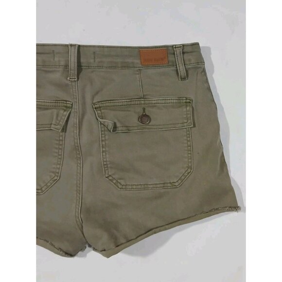 Judy Blue Mid Rise Raw Hem Jean Shorts - Picture 9 of 9